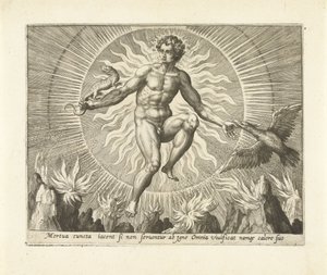 Ohňostroj The Four Elements (název série) od Adriaen Collaert
