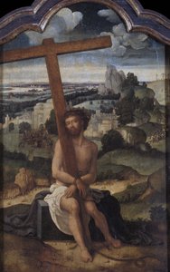 Muž smutku od Adriaen Isenbrandt or Isenbrant