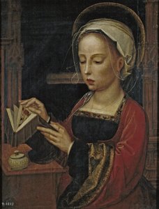 Marie Magdalena čtení od Adriaen Isenbrandt or Isenbrant
