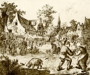 Holandská pouť od Adriaen Jansz. van Ostade