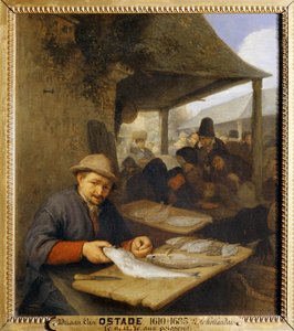 Rybí trh ... od Adriaen Jansz. van Ostade