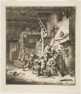 Rolnická rodina od Adriaen Jansz. van Ostade