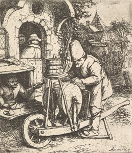 Bruska nožů, 1610-85. od Adriaen Jansz. van Ostade
