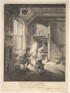 Malíř, 17. století. od Adriaen Jansz. van Ostade