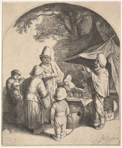 The Quack, 1610-85. od Adriaen Jansz. van Ostade