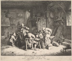 Chuť, 1610-85. od Adriaen Jansz. van Ostade