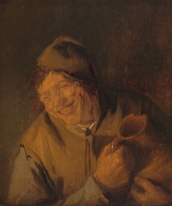 Veselý rolník, 1630-50 od Adriaen Jansz. van Ostade