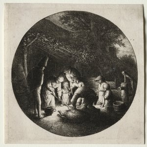 Zabijáci. od Adriaen Jansz. van Ostade
