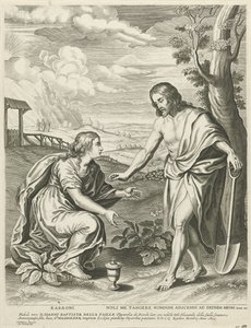 Kristus se Marii Magdaleně zjevuje jako zahradník