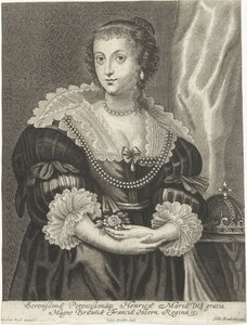 Portrét Henrietty Marie, manželky Karla I. Anglie