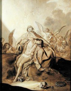 Pieta, 1637 od Adriaen Pietersz van de Venne