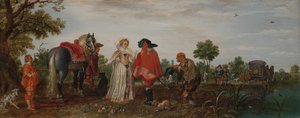 jaro (setkání) od Adriaen Pietersz van de Venne