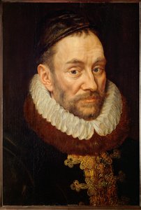 Vilém Oranžský Tichý, zakladatel Nizozemska a vůdce povstání proti Španělsku ... (olej na dubovém dřevě) od Adriaen Thomasz Key