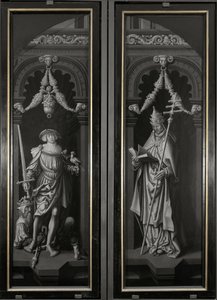 Triptych svatého Pancrazia, uzavřené panely (olej na dřevě od Adriaen Ysenbrandt