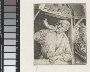 Baker zatroubí od Adriaen van Ostade