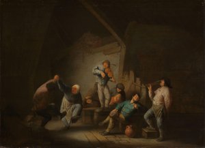 Taneční pár od Adriaen van Ostade