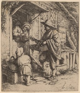 Obchodník s brýlemi od Adriaen van Ostade