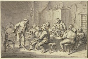 Farmářská hospoda od Adriaen van Ostade