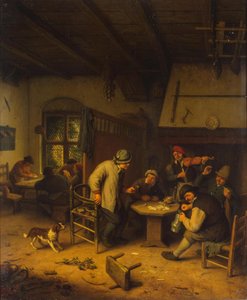 Sedláci v krčmě od Adriaen van Ostade
