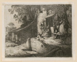 Přadlena od Adriaen van Ostade