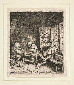 Hráči backgammonu od Adriaen van Ostade