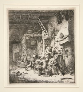 Rodina od Adriaen van Ostade