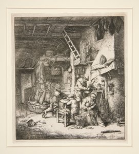 Rodina od Adriaen van Ostade