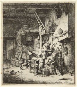 Rodina od Adriaen van Ostade