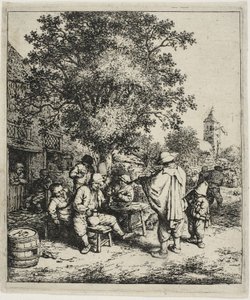 Šumař a Hurdy-Gurdy Boy od Adriaen van Ostade