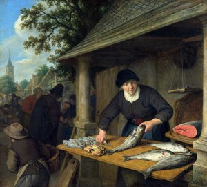 Rybí žena od Adriaen Jansz. van Ostade