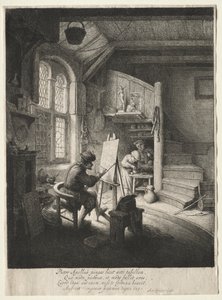 Malířský ateliér od Adriaen van Ostade