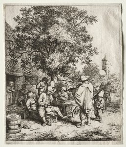 Šumař a hurdisky od Adriaen van Ostade