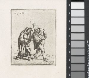 Chodící farma pár od Adriaen van Ostade