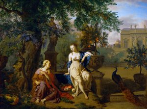 Německy: Vertumnus a Pomona Vertumnus a Pomona od Adriaen van de Velde