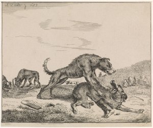 bojových psů Hospodářská zvířata (název seriálu) od Adriaen van de Velde