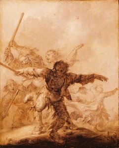 Rozzlobené rány od Adriaen van de Venne