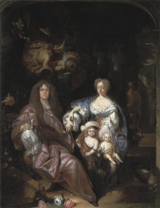 Portrét neznámé rodiny od Adriaen van der Werff