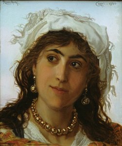 Dívka z Capri, 1880 od Adriano Bonifazi