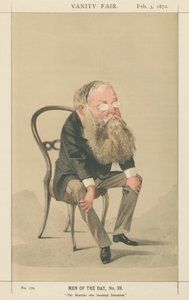 Romanopisec, který vynalezl Sensation, Wilkie Collins (seriál Vanity Fair) od Adriano Cecioni