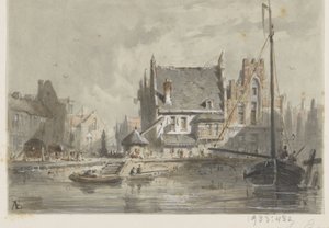 Tvář v Bruggách od Adrianus Eversen (signed by artist)