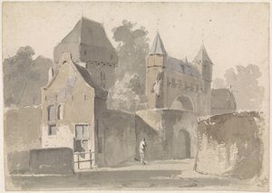 Pohled na městskou bránu od Adrianus Eversen