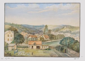 Pohled na Soden-am-Taunus, Německo