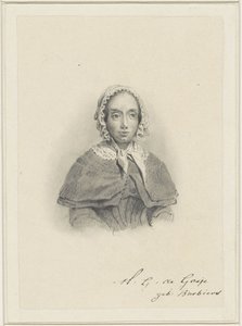 Portrét Marie Geertruidy de Goeje-Barbiers od Adrianus Johannes Ehnle