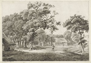 pohled na vesnici od Adrianus Serné