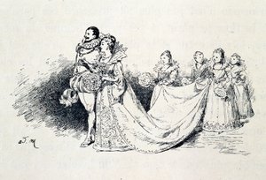 Riquet a la Houppe – v „Pohádkách““ od Charlese Perraulta, ilustrace Adrien Marie od Adrien Emmanuel Marie