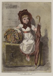 Čekání na trenéra (chromolitho)
