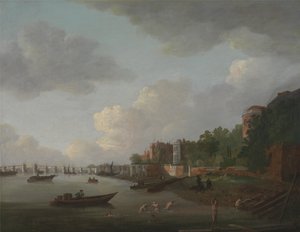 Imaginární pohled na Westminster Bridge od Adrien Leprieur