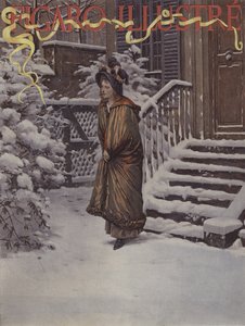 Premiéra Neige (První sníh). Obálka Le Figaro Illustre, leden 1894