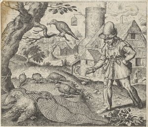 Pohádka o Harrierovi a kukačce od Egidius  Sadeler (II)