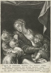 Láska / Caritas od Egidius  Sadeler (II)